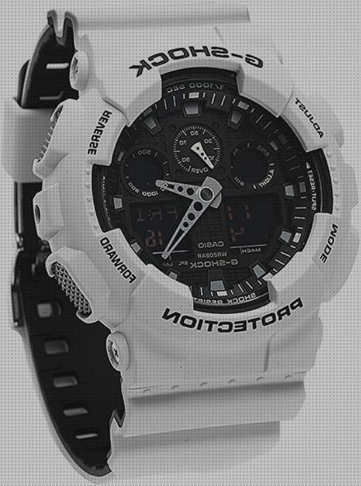 Review de reloj g shock hombre blanco