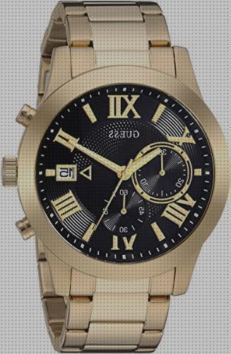 Las mejores reloj dorado guess reloj guess reloj guess dorado y negro hombre