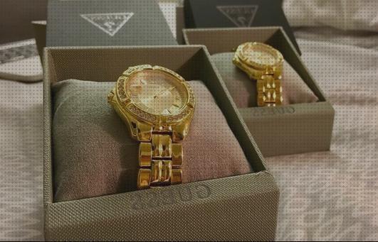 Las mejores reloj mujer guess reloj guess reloj guess mujer dorado con plateado