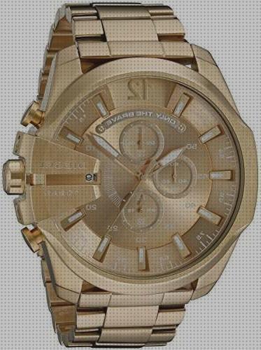 Review de reloj hombre diesel dorado
