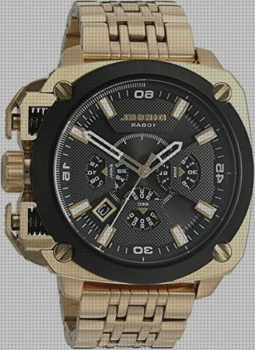 Opiniones de hombres diesel reloj hombre diesel dorado