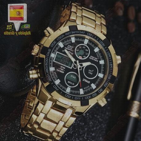Opiniones de los 40 mejores Relojes De Hombres Dorados Esferas Negras