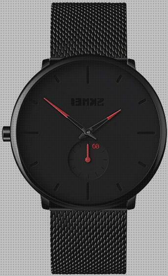 Las mejores mallas hombres relojes reloj hombre malla metalica negra