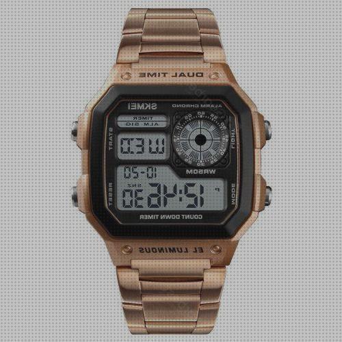 Opiniones de los 37 mejores Relojes De Hombres Pequeños De Aceros Con Alarmas Digitales