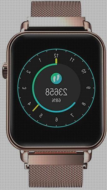 Los 31 Mejores Relojes Inteligentes Cuadrados Dorados Con Pulseras Marrones