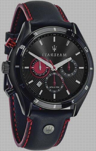 Las mejores rojos reloj maserati negro y rojos