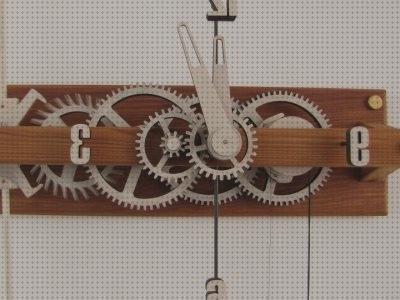 Review de reloj mecanico de madera puzzle péndulo