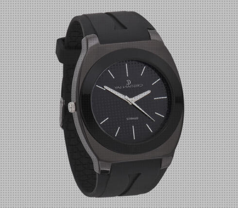 Review de reloj negro metalico hombre