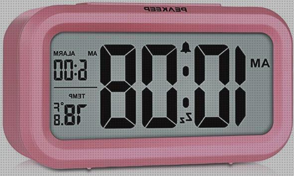 Review de reloj pared digital iluminado continuamente
