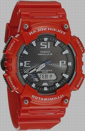 Opiniones de los 39 mejores Relojes Tohug Solares Casio Rojos Analogico