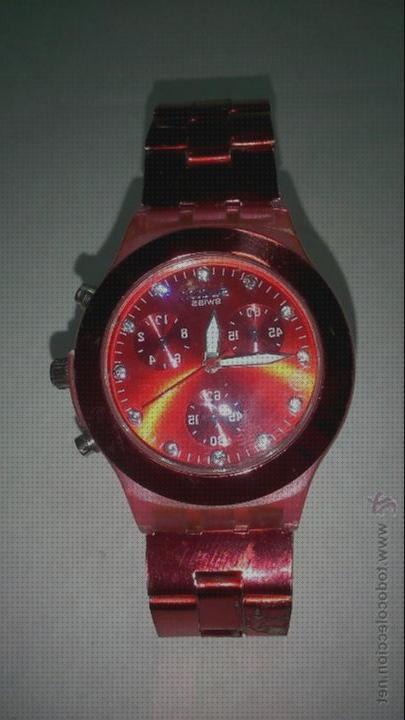 Las mejores marcas de colores relojes relojes de color rojo