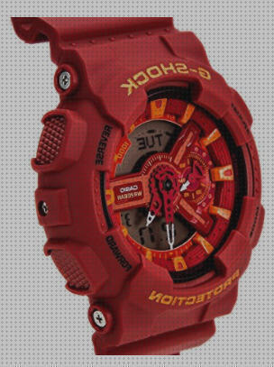 Review de relojes de hombre color rojo