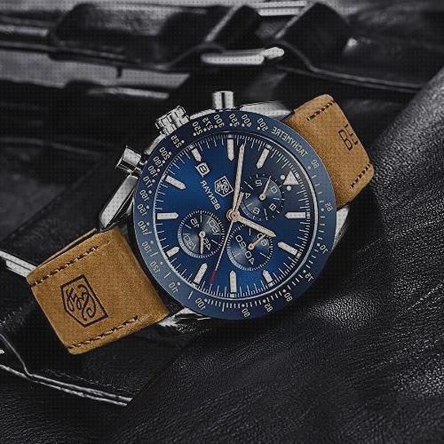 Las mejores reloj hombre correa reloj hombre relojes relojes de hombre de correa de cuero de brazalete