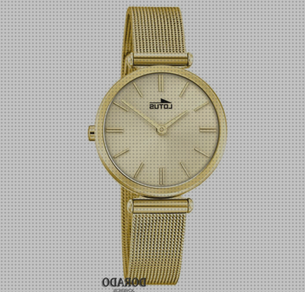 Review de relojes de mujer lotus dorados