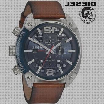 Las mejores diesel relojes relojes relojes diesel hombre correa de cuero marron
