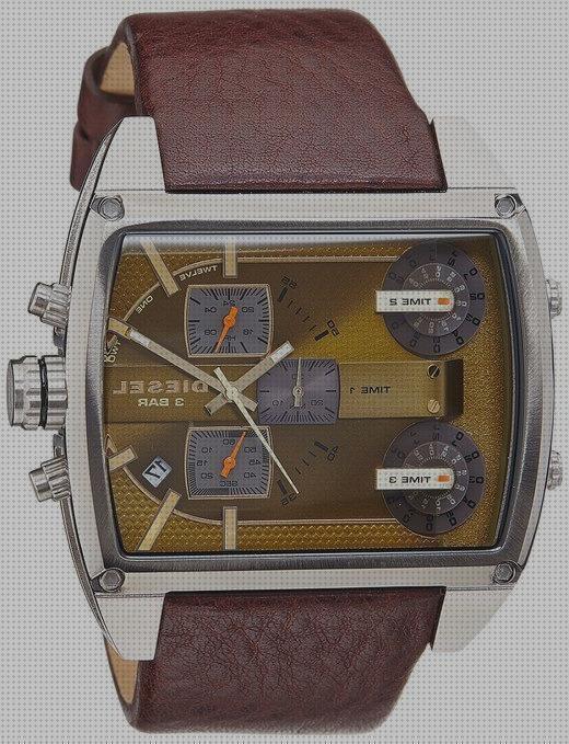Review de relojes diesel hombre correa de cuero marron