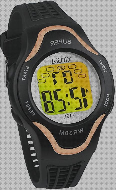 Review de relojes digitales morados ooscuros