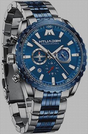 Donde comprar relojes hombre acero con esfera azul