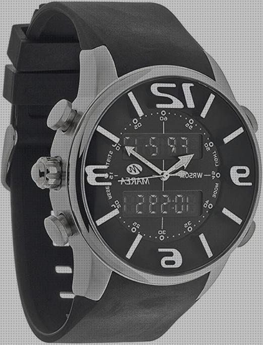 Review de relojes hombre analogico y digital marea correa acero inoxidable