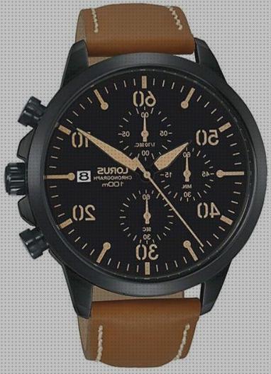 Los mejores 27 Relojes De Hombres Correas Marron Esferas Negras