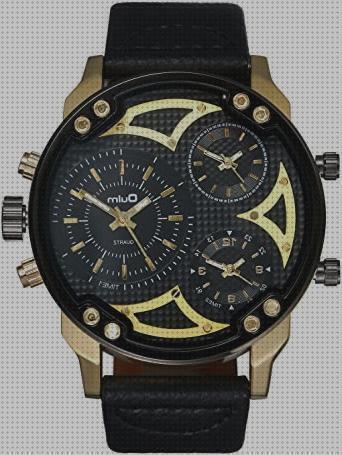 Review de relojes hombre correa piel y esfera redonda blanca