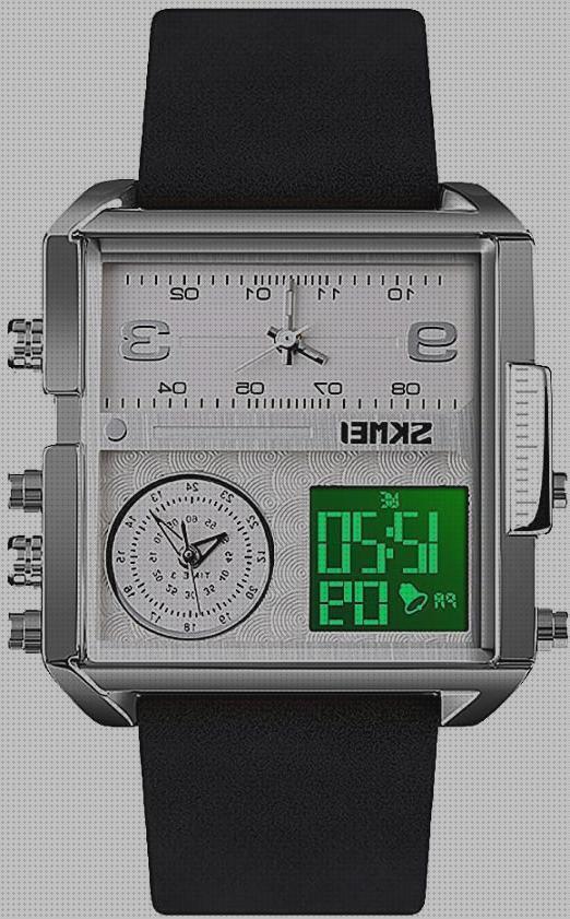 Review de relojes hombre esfera cuadrada y digital