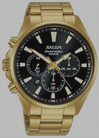 Review de relojes pulsar digitales dorados hombre