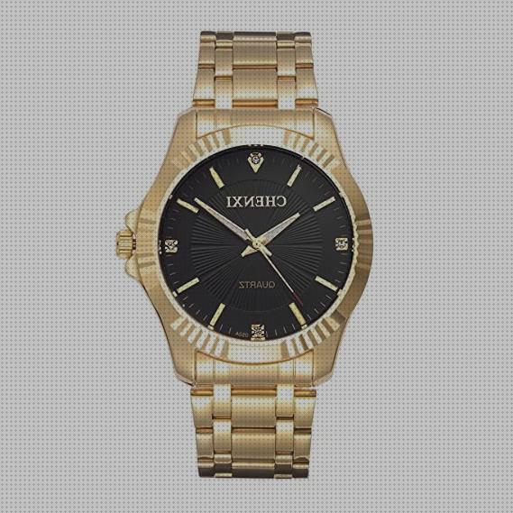 Las mejores marcas de quartz reloj quartz hombre dorado